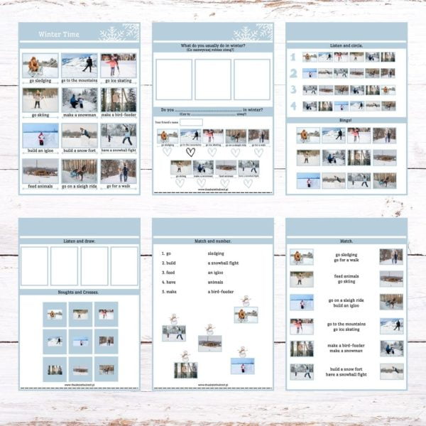 Winter Time! PDF klasy 2-4 - obrazek 2