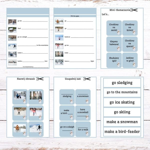 Winter Time! PDF klasy 2-4 - obrazek 3